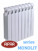 Радиатор биметаллический RIFAR МONOLIT (боковое подключение) 500/14 секций с доставкой в Новый Уренгой